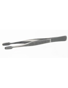 Deckglaspinzette 18/10 Stahl gerade Länge 105 mm