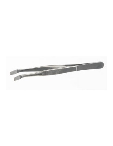 Coverglass tweezers 18/10 Stainless bent lenght 105 mm
