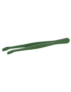 Deckglaspinzette Teflonbeschichtet gebogen Länge 105 mm