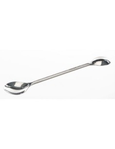Łyżka do chemikaliów dwustronna stal 18/10 dł. 210 mm
