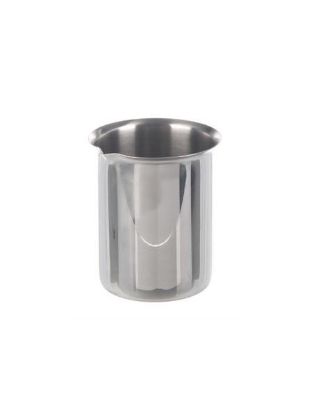 Becher 5000 ml Edelstahl Rand Ausguss