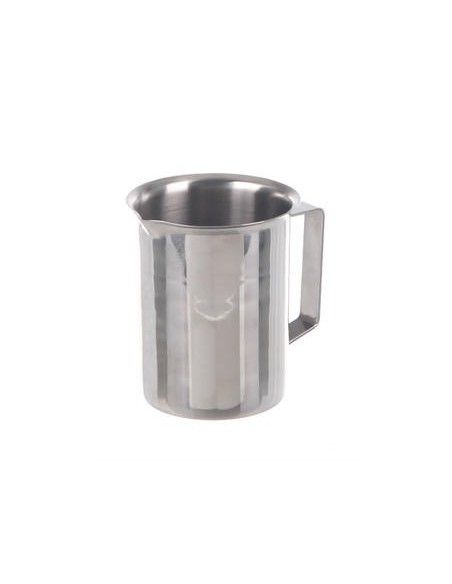 Becher 250 ml Edelstahl Rand Griff