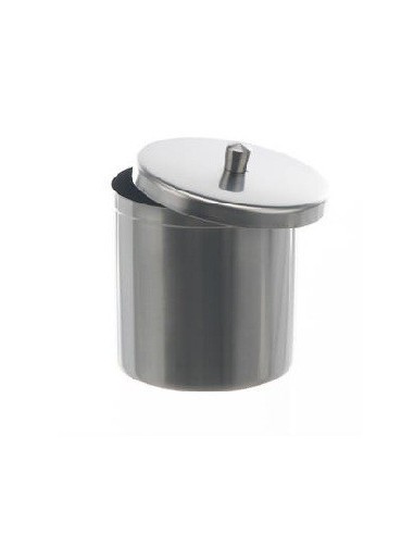 Deckelbüchse 2500 ml 18/10 Stahl