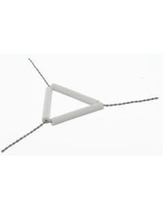 Triangles with clay tubes steel zincked length 60 mm