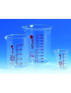 Griffin beaker 25:5 ml PMP glass clear res graduation spout