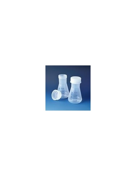 Erlenmeyerkolben 50 ml PP Weithals Schraubkappe NS 34/35