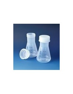 Erlenmeyer flask 500 ml PP wide neck screw cap NS 45/40