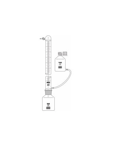 Eudiometr 400 ml 1/1ml do oznaczania procesów gnilnych w