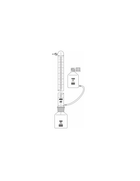 Eudiometr 400 ml 1/1ml do oznaczania procesów gnilnych w