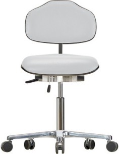 Krzesło na kółkach Classic WS1320KL siedzisko/oparcie ze