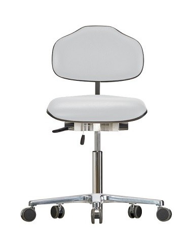 Krzesło na kółkach Classic WS1320KL siedzisko/oparcie ze