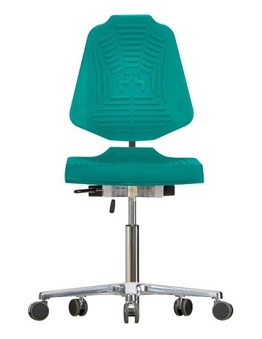 Drehstuhl Extrabreit mit Rollen Classic WS1220 E XL PUR-Sitz