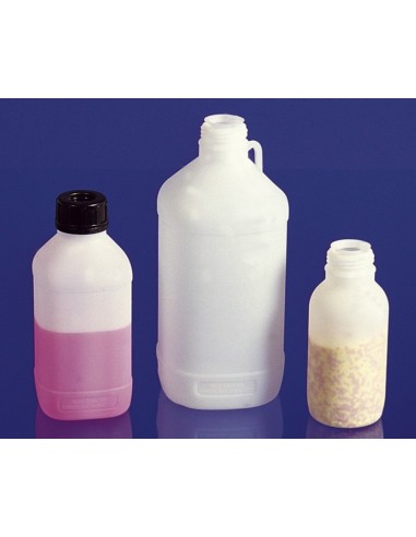 Chemikalienflasche enghals PE-HD 500 ml mit Schraubverschluss