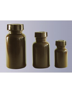 Butelka szerokoszyjna PE-LD 250 ml brązowa bez zakrętki GL 40