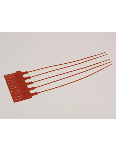 SampleSafe seal 260 mm red pack 100 pcs.