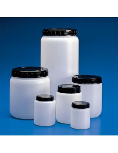 Wide neck container PE-HD 250 ml without screw cap