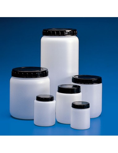 Wide neck container PE-HD 500 ml without screw cap