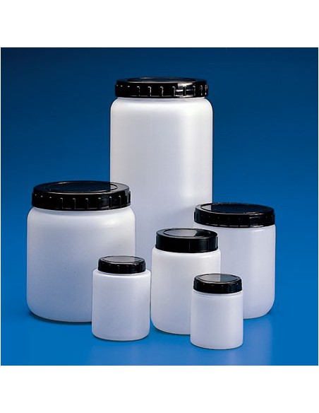 Wide neck container PE-HD 500 ml without screw cap