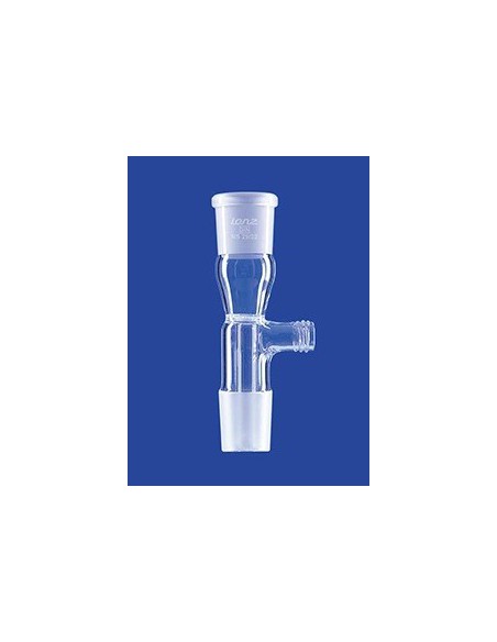 Receiver adapter straight with drain tip vacuum connection GL