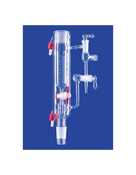 Destilliervorlagen Anschütz-Thiele 50 ml Temperiermantel gerade