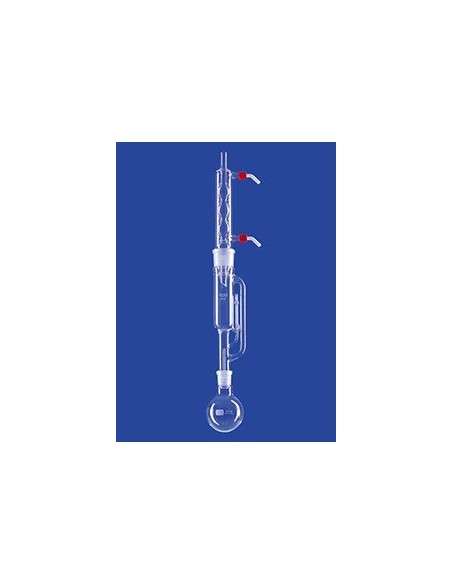 Extraktionsapparat nach Soxhlet Allihnkühler Rundkolbe 500 ml