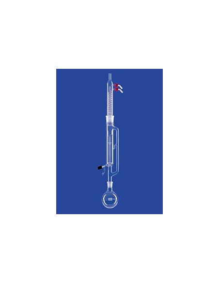 Extractor f. specific Light Solvents Dimroth condenser round