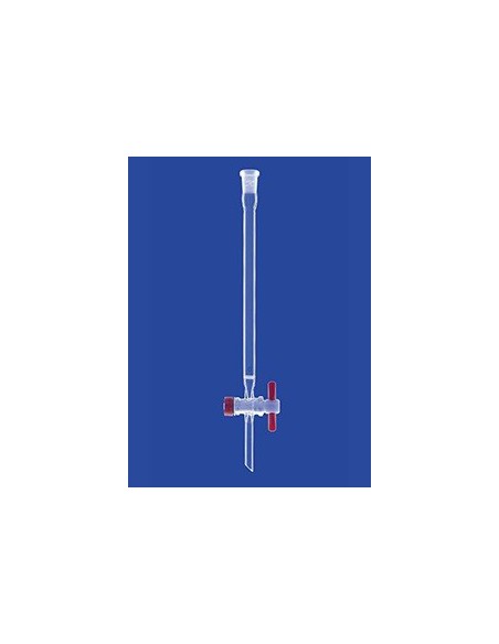 Chromatograhic Columns with frit por.0 socket and PTFE stopcock
