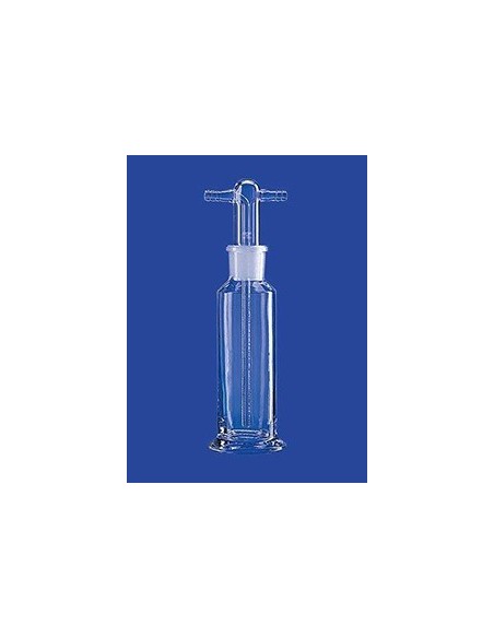 Gas washing bottle acc. to Drechsel Thread GL 14 glass 1000 ml