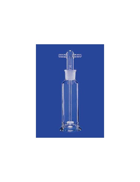 Gas washing bottle acc. to Drechsel sintered filter Por. 2 with