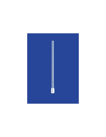 Filter plug cylindrical with tube glass Ø x Length 13 x 25 mm