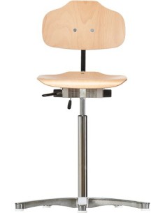 Krzesło wysokie na stopkach Classic WS1011 siedzisko/oparcie z