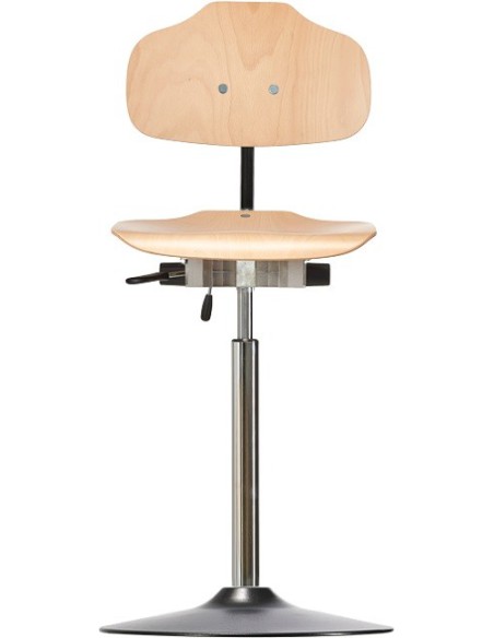 High chair with disc base Classic WS1011 T seat/backrest with