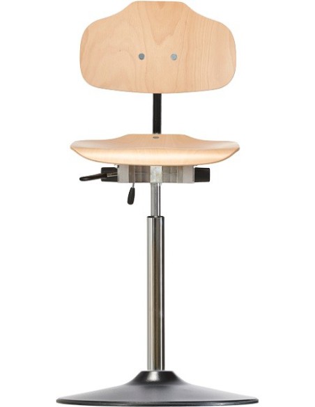 High chair with disc base Classic WS1011 TPU seat/backrest with