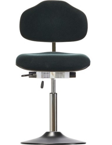 Chair with disc base Classic WS1310 T seat/backrest with fabric