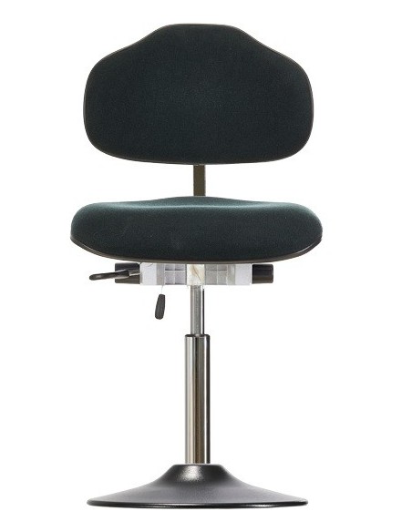 Chair with disc base Classic WS1310 T seat/backrest with fabric