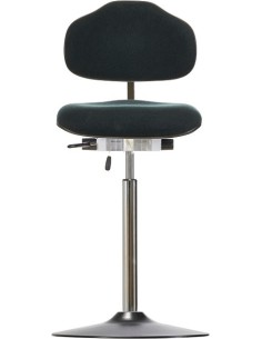 Hochstuhl mit Tellerfuß Classic WS 1311 T Sitz und Lehne