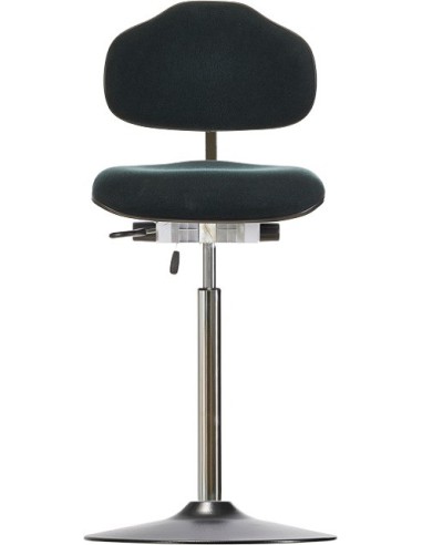 Hochstuhl mit Tellerfuß Classic WS 1311 T Sitz und Lehne