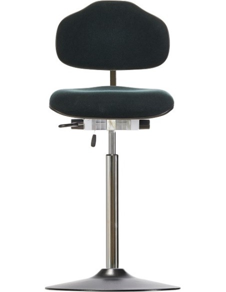 Hochstuhl mit Tellerfuß Classic WS 1311 T Sitz und Lehne