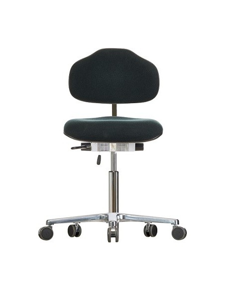 Drehstuhl mit Rollen Classic WS 1320 Sitz und Lehne Stoffbezug