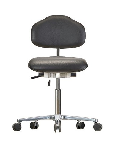 Krzesło na kółkach Classic WS1320 KL siedzisko/oparcie ze