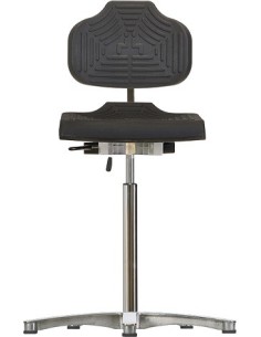 High chair with glides WS1211 E ESD Classic seat/backrest with