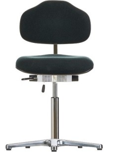 Leitfähiger Drehstuhl mit Gleitern WS 1610 ESD Classic Sitz und