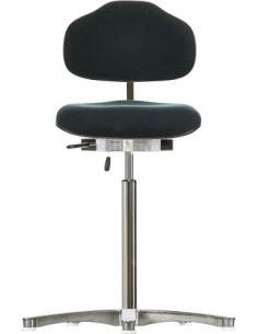 High chair with glides WS1611 ESD Classic seat/backrest with