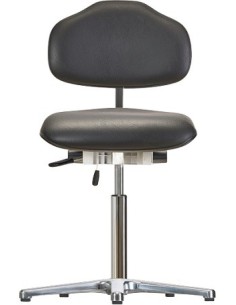 Leitfähiger Drehstuhlmit Gleitern WS 1610 ESD KL Classic Sitz