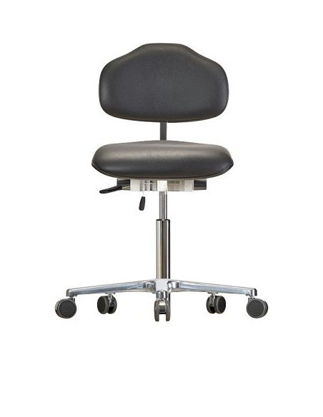 Chair with castors WS1620 ESD Classic seat/backrest with