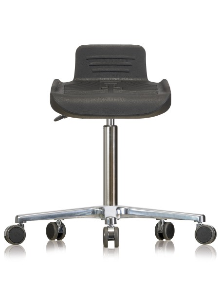 Stołek obrotowy na kółkach WS4220 siedzisko z Soft-PU 460-610 mm