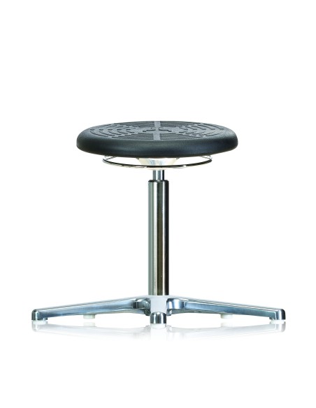 Rotary stool with glides WS3010 PU Classic seat with Soft-PU