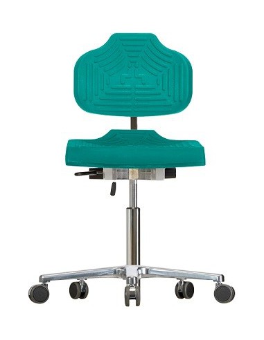 Chair with castors Classic WS1220 E seat/backrest with Soft-PU