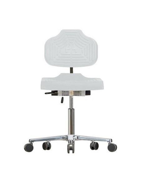 Chair with castors Classic WS1220 E seat/backrest with Soft-PU