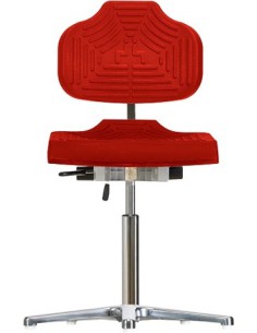 Chair with glides Classic WS1210 E seat/backrest with Soft-PU